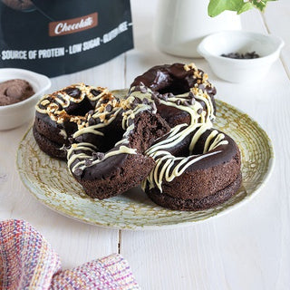 Fluffige Protein-Donuts aus dem Backofen Fluffige Protein-Donuts aus dem Backofen