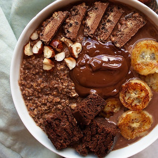 Schoko-Bananen-Porridge Schoko-Bananen-Porridge