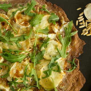 Pizza mit Ziegenkäse Pizza mit Ziegenkäse
