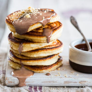 Peanut Pancakes mit Buttermilch Peanut Pancakes mit Buttermilch