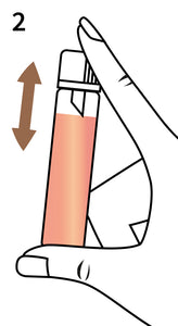 Anwendung der Ampulle - Schritt 2