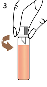 Anwendung der Ampulle - Schritt 3