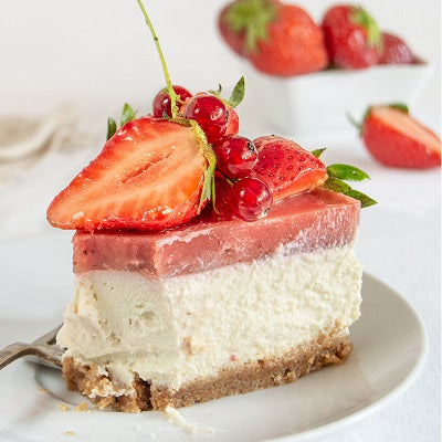 Cheesecake mit Erdbeeren