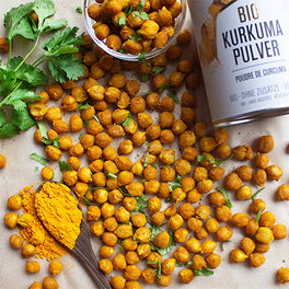 Roasted Chickpeas mit Kurkuma