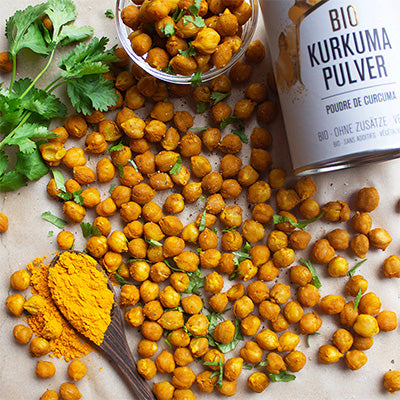 Roasted Chickpeas mit Kurkuma