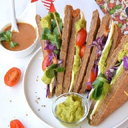 Proteinreiches Fitness-Sandwich