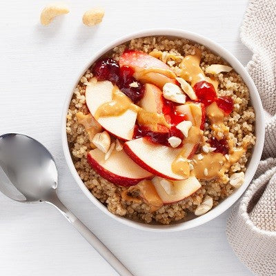 Quinoa-Porridge - Super Bowl mit Apfel & Zimt