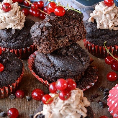 Schoko Low Carb Cupcakes