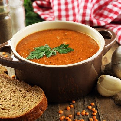 Italienische Tomatensuppe mit Almased
