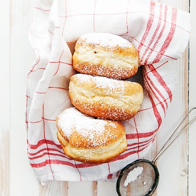 Berliner Pfannkuchen vegan und selbst gebacken!