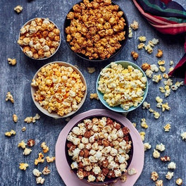 Karamellisiertes Chia-Hanf-Popcorn