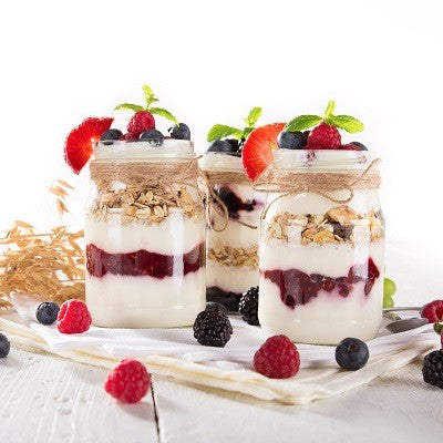 Fruchtige Overnight Oats mit Joghurt