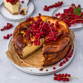 Low Carb Käsekuchen mit Nussboden