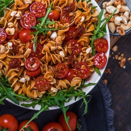 Mediteraner Nudelsalat - ohne Mayonnaise