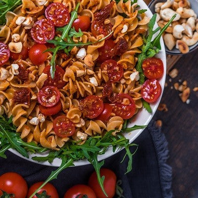Mediteraner Nudelsalat - ohne Mayonnaise
