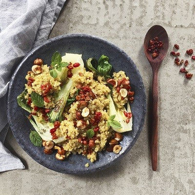 Orientalischer Quinoa mit Berberitzen