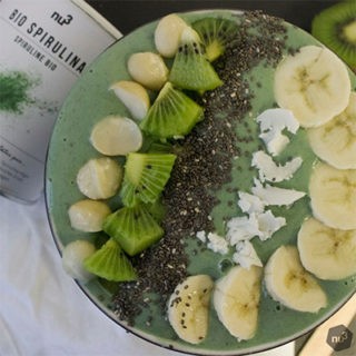 Rezept für Spirulina-Eis