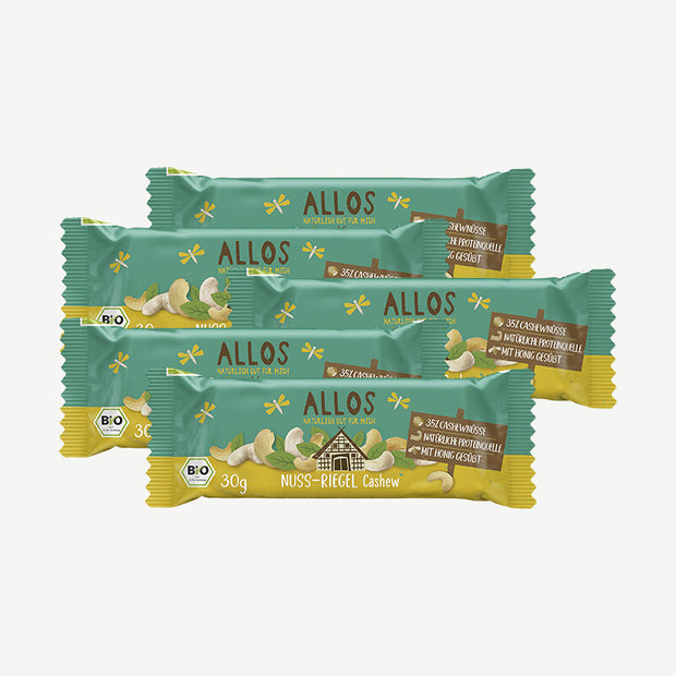 Allos Bio Nuss-Schnitte