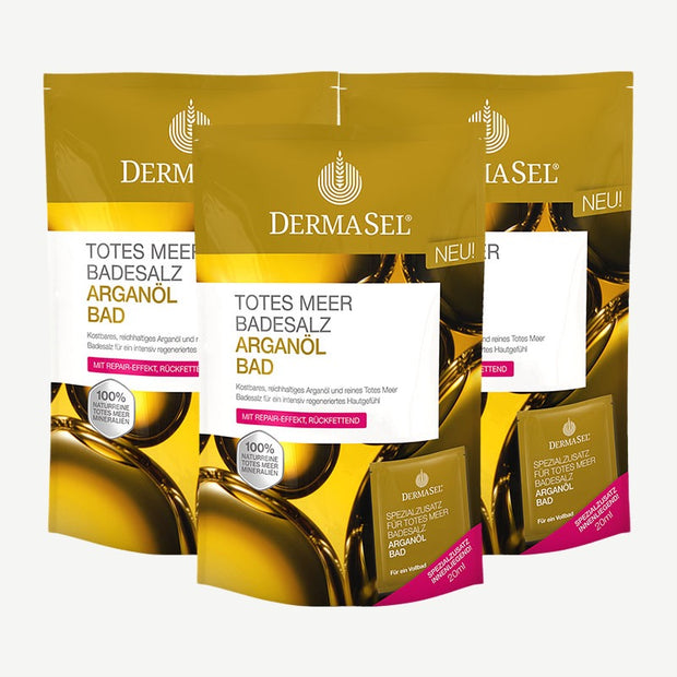 DermaSel Totes Meer Badesalz, Arganöl