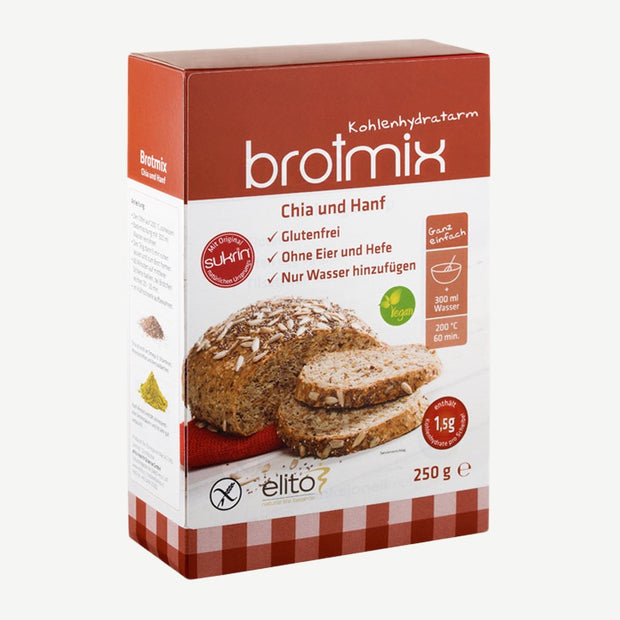 Sukrin Brotmix, Chia und Hanf