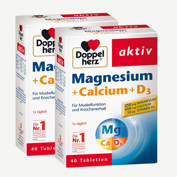 Doppelherz Magnesium + Calcium + D3