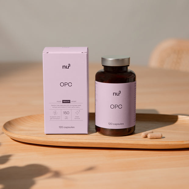 nu3 OPC Kapseln auf dem Tisch