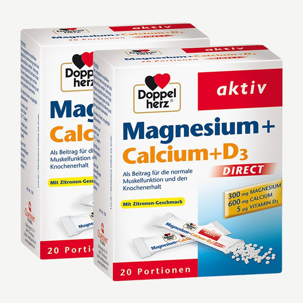 Doppelherz Magnesium + Calcium + D3 Direct