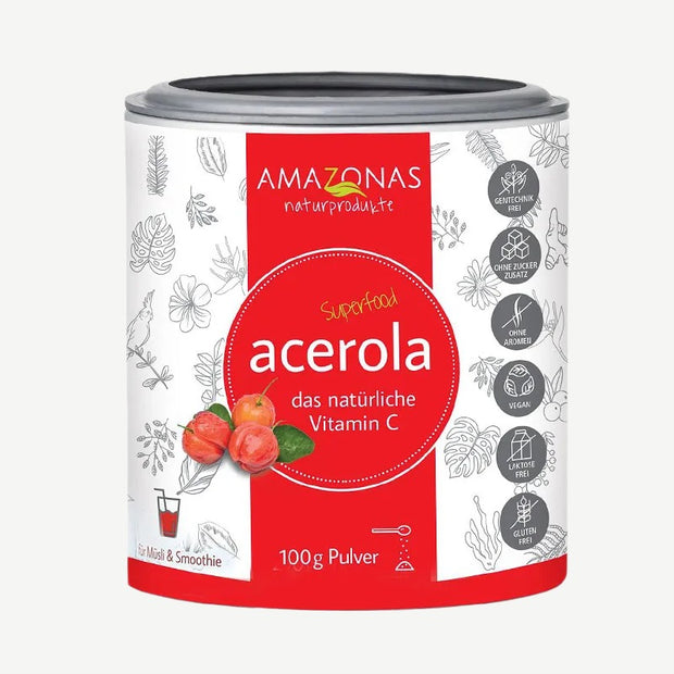 AMAZONAS Naturprodukte Acerola, Fruchtpulver