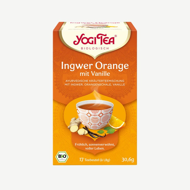 Yogi Tea Bio Ingwer Orange mit Vanille