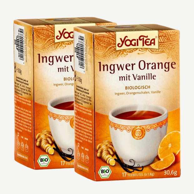 Yogi Tea Bio Ingwer Orange mit Vanille
