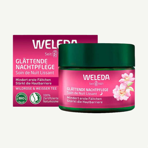 Weleda Glättende Nachtpflege Wildrose & Weißer Tee