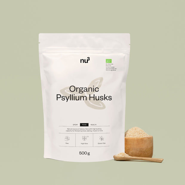 nu3 Bio Flohsamenschalen mit Löffel