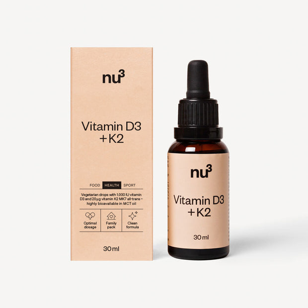 nu3 Vitamin D3 + K2, Tropfen