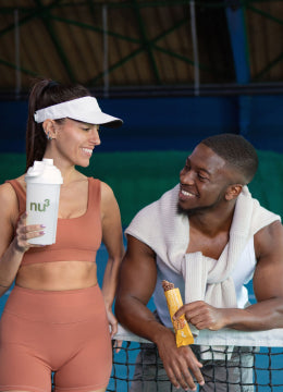 Mann und Frau beim Sport