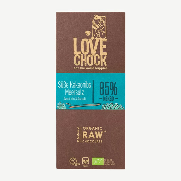 Lovechock Bio rohe Schokolade