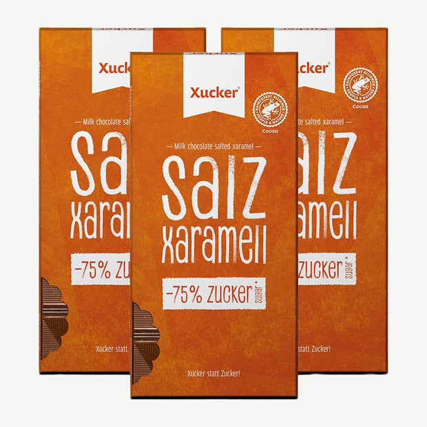 Xucker Xylit-Schokolade mit Salz-Xaramell