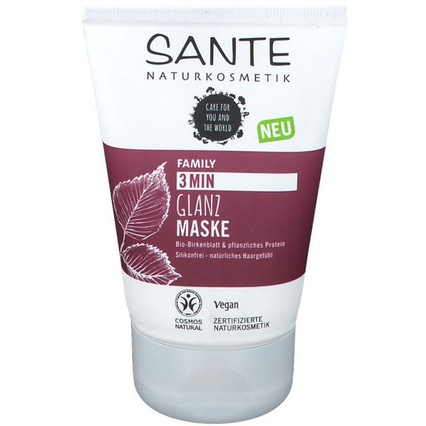 Sante Family 3 Min Glanz Maske Bio-Birkenblatt & pflanzliches Protein