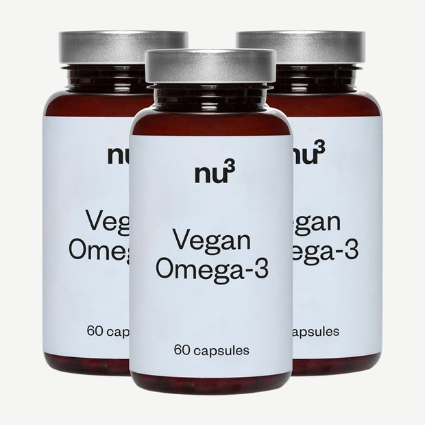 nu3 Omega-3 Algenöl-Kapseln, vegan