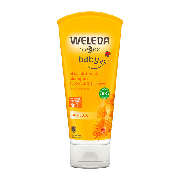 Weleda Baby & Kind Waschlotion & Shampoo, Calendula