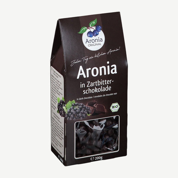 Aronia Original Bio Aroniabeeren in Zartbitter-Schokolade