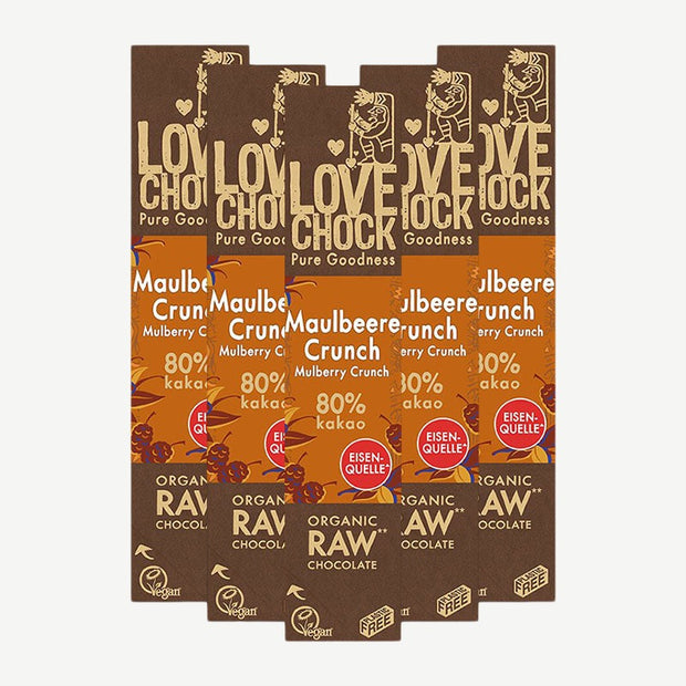 Lovechock rohe Bio-Schokolade Bars