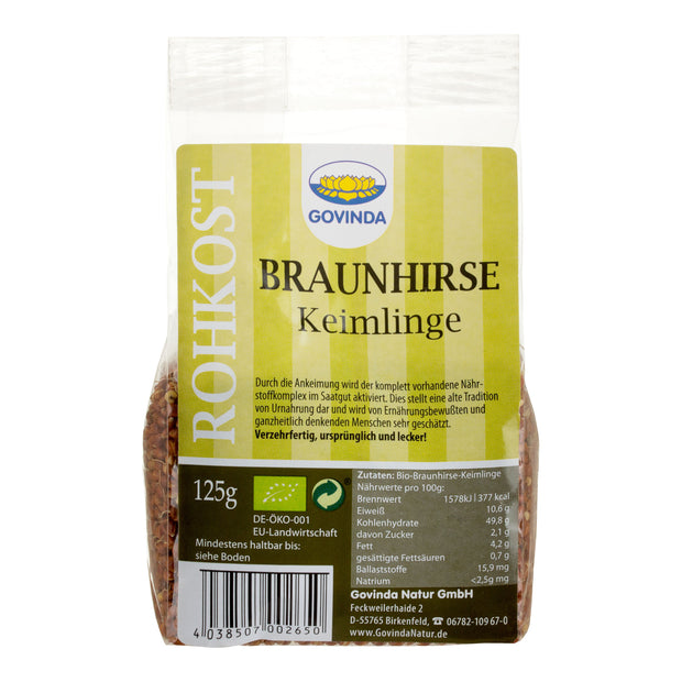Govinda Bio Braunhirse Keimlinge