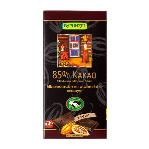 RAPUNZEL Bio 85 % Kakao Bitterschokolade