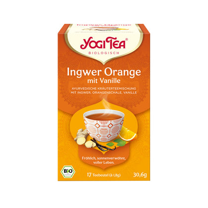 Yogi Tea Bio Ingwer Orange mit Vanille