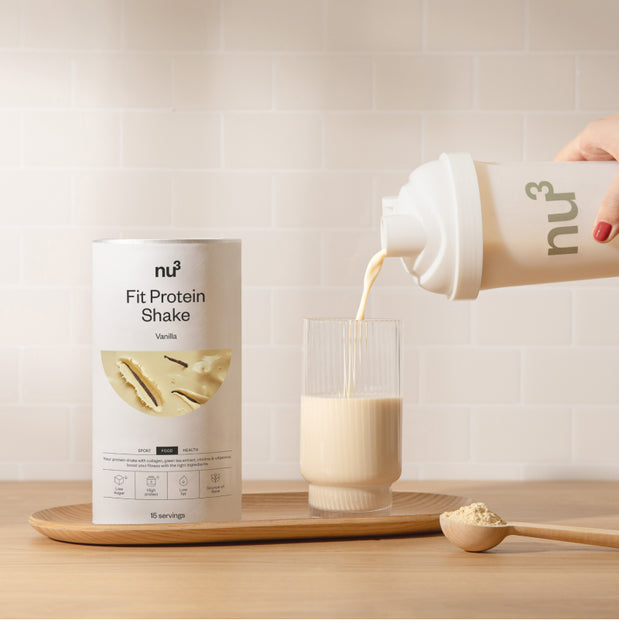 nu3 Fit Shake Vanille in der Flasche