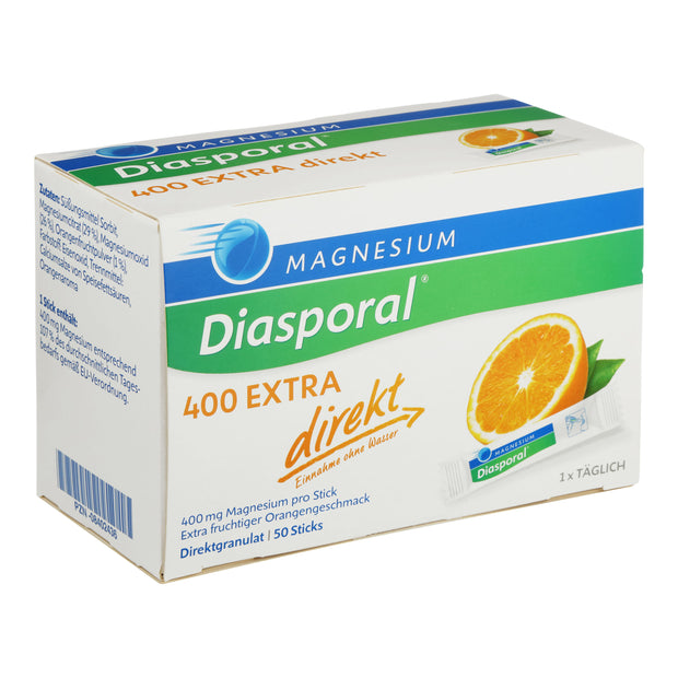 Diasporal Magnesium Direkt 400 Extra, Orange, Granulat