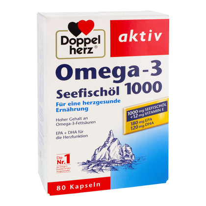 Doppelherz Omega-3 Seefischöl 1000 mg