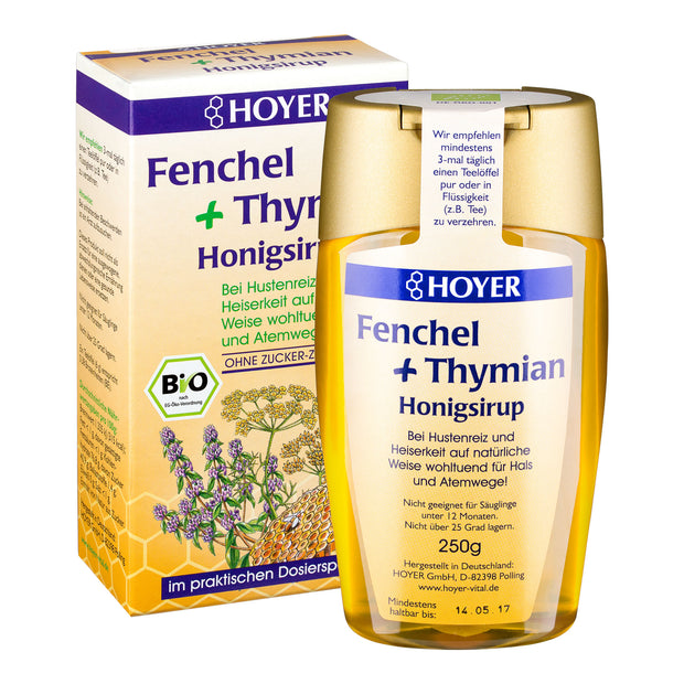 Hoyer Bio Fenchel & Thymian Honigsirup