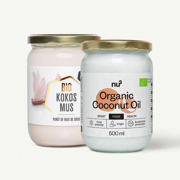 nu3 Bio Kokosöl + Bio Kokosmus