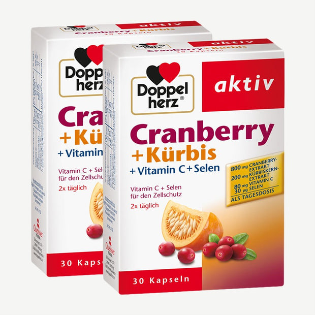 Doppelherz Cranberry + Kürbis